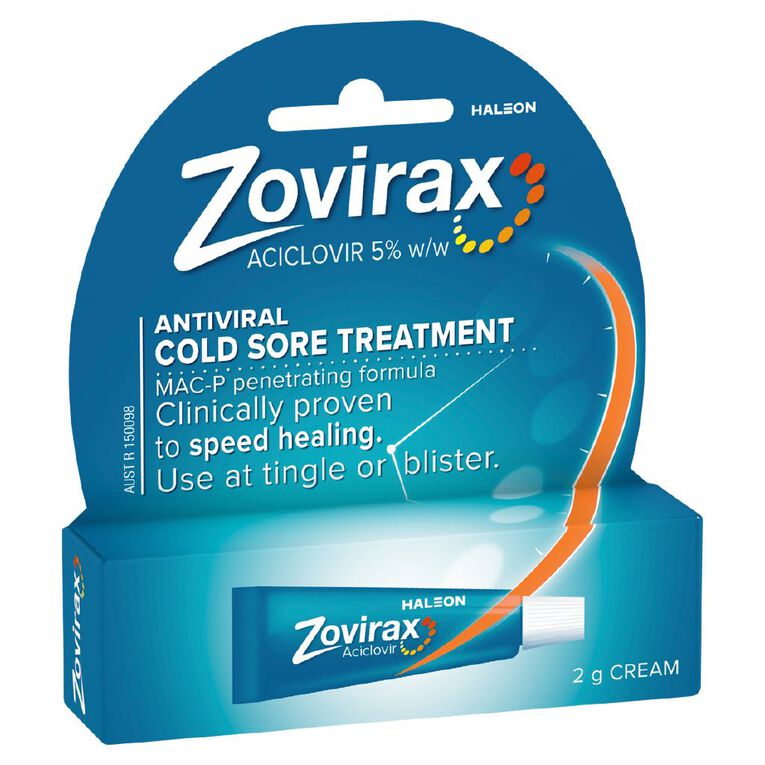Zovirax Cold Sore Treatment Cream Tube, , hi-res