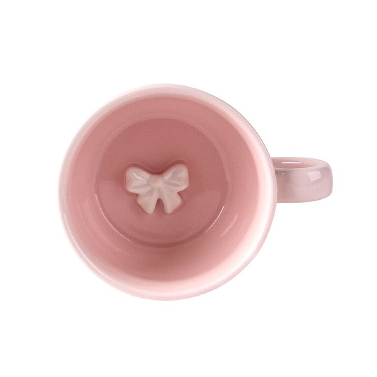Living & Co Sweet Bows Mug Pink, , hi-res