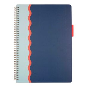 Uniti Stationery Navy A4 Notebook