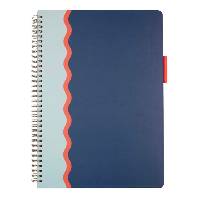 Uniti Stationery Navy A4 Notebook, , hi-res