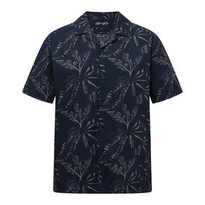 H&H Men's Printed Cotton Shirt