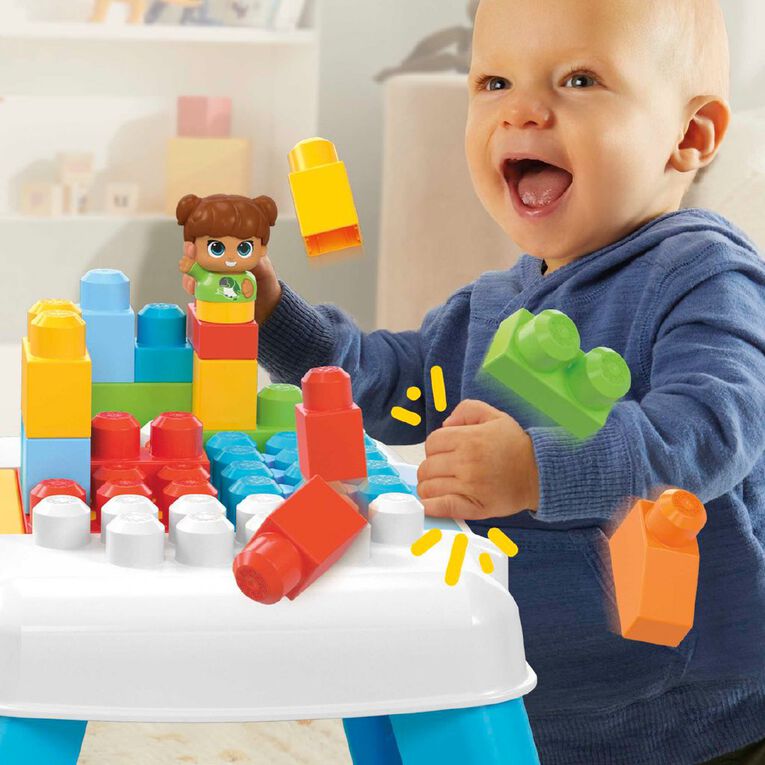 Mega Bloks Build & Learn Table The Warehouse