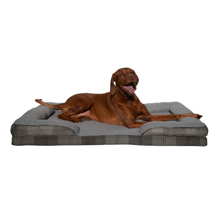 Petzone Plaid Rectangular Bed XL, , hi-res