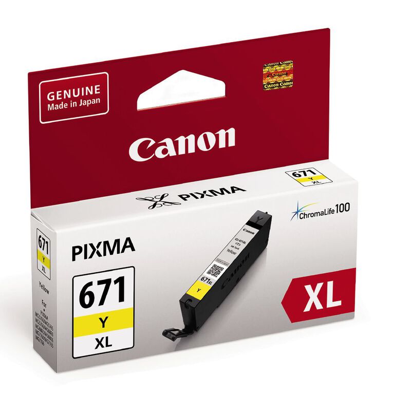 Canon Ink CLI671XL Yellow 690 Pages, , hi-res