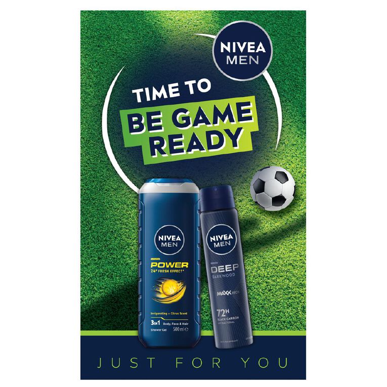Nivea Men's Time to be Game Ready Gift Pack, , hi-res