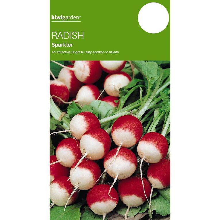 Kiwi Garden Radish Sparkler Seeds, , hi-res