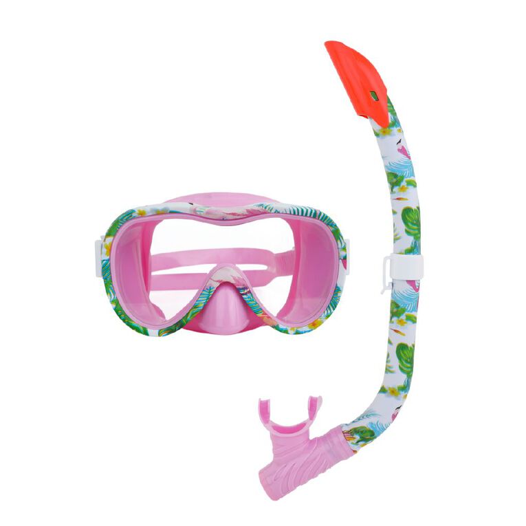 Active Intent Water Youths Printed Mask & Snorkel Set Assorted, , hi-res