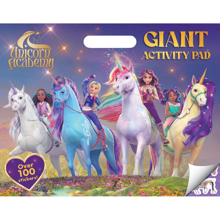 Unicorn Academy: Giant Activity Pad, , hi-res