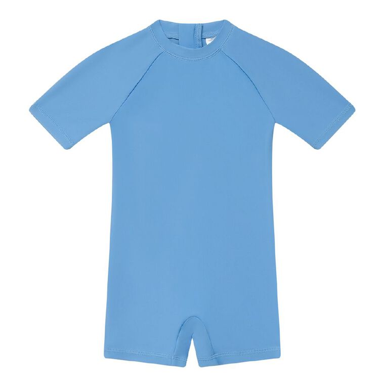 Young Original Toddler Plain Rashsuit, Blue Mid, hi-res