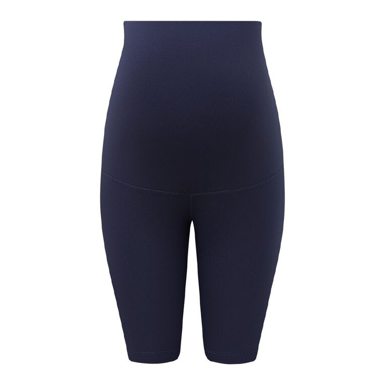 H&H Maternity Bike Shorts, Navy, hi-res