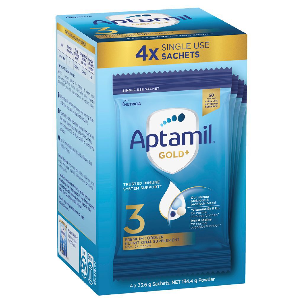 Aptamil Gold+ 3 Toddler Milk Drink from 1 Year 900g | The Warehouse