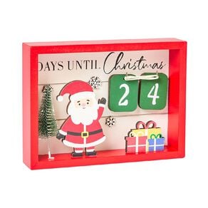 Wonderland Wooden Christmas Countdown Calendar