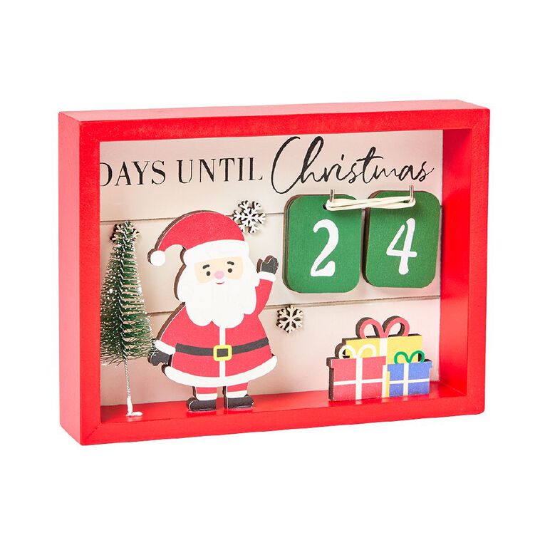Wonderland Wooden Christmas Countdown Calendar, , hi-res