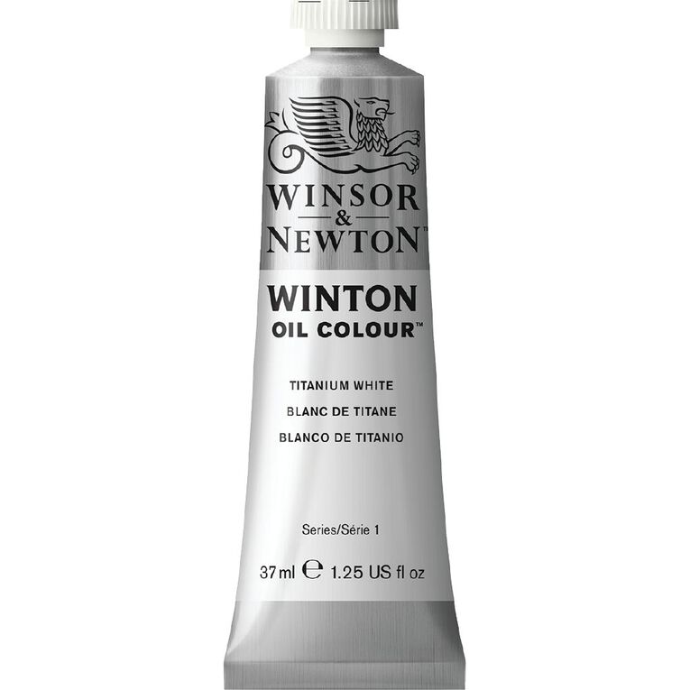 Winsor & Newton Winton Oil Paint 37ml Titanium White, , hi-res