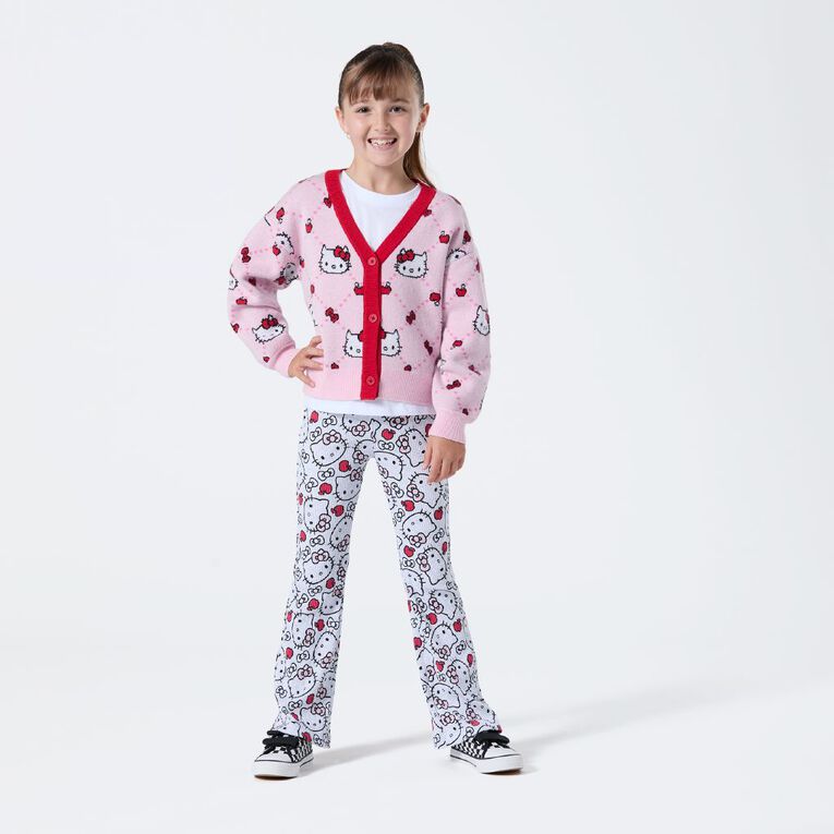 Hello Kitty Rib Flare Leggings, Grey Light, hi-res