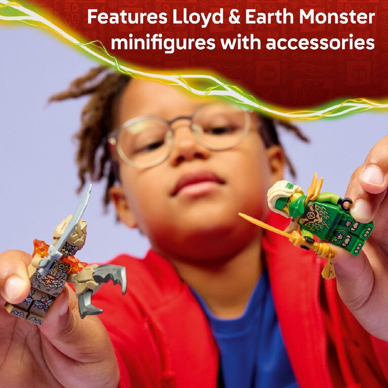 LEGO Ninjago Lloyd vs Earth Monster Spinner 71850, , hi-res