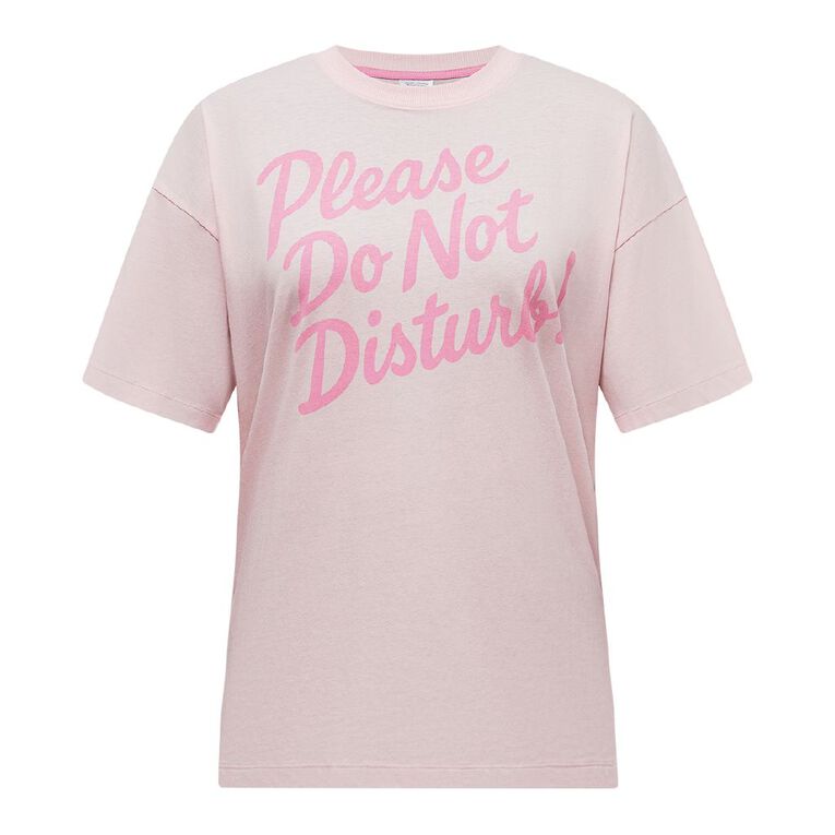 H&H Women's Lounge Boyfriend T-Shirt, Pink Light, hi-res