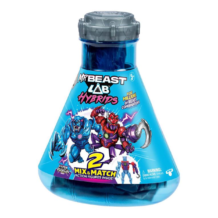 Mr Beast Lab Hybrids 2 Mix & Match Action Figure Multi Pack, , hi-res