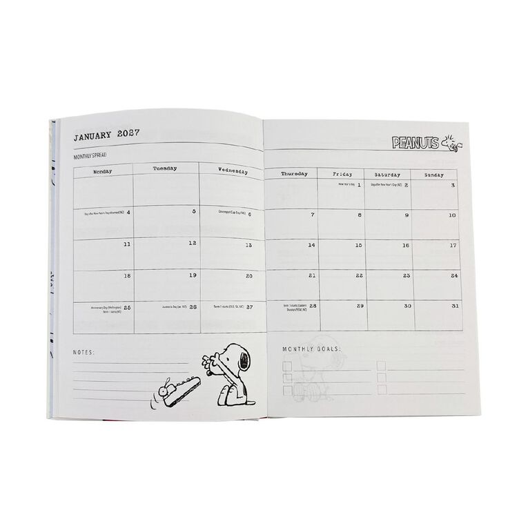 Peanuts 2027 Diary Week To View A5, , hi-res