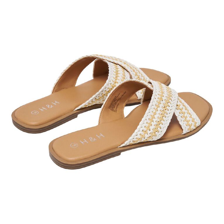 H&H Women's Sandals, Cream, hi-res