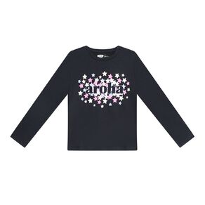 Young Original Relaxed Fit Long Sleeve Printed Tee