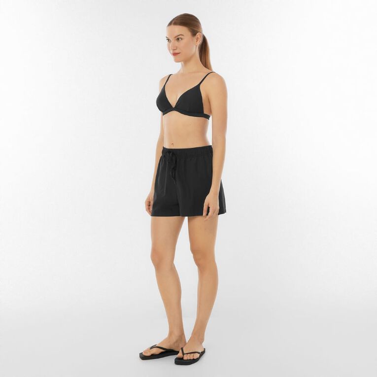 H&H Women's 3 Inch Board Shorts, Black, hi-res
