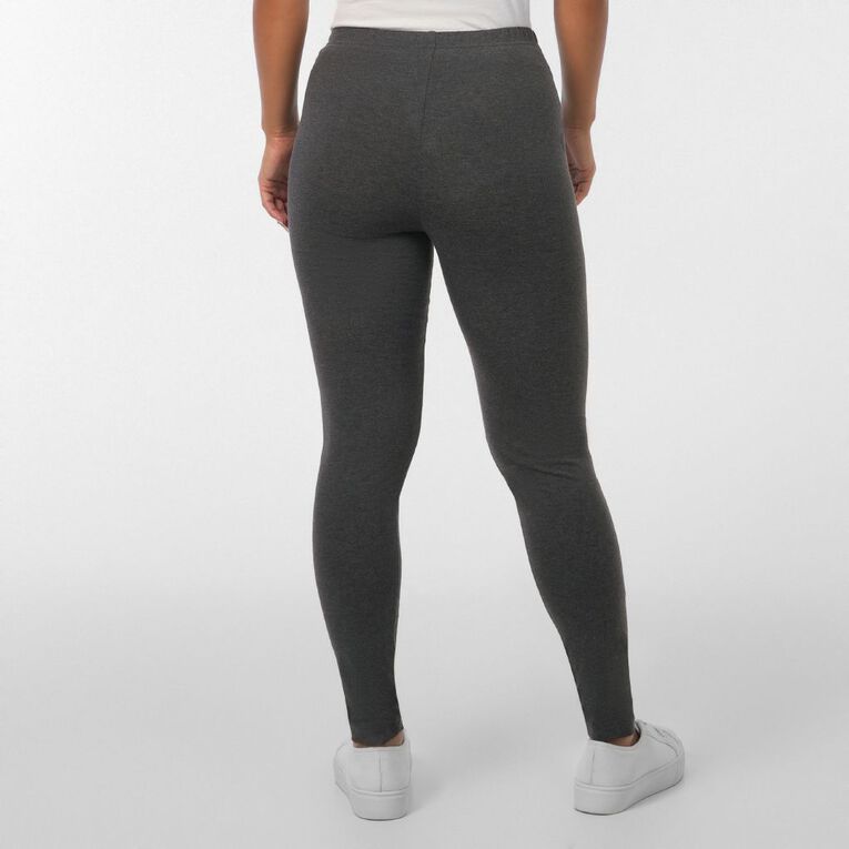 H&H Women's Long Leggings, Charcoal/Grey, hi-res