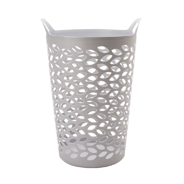 Living & Co Flexi Laundry Hamper White, , hi-res