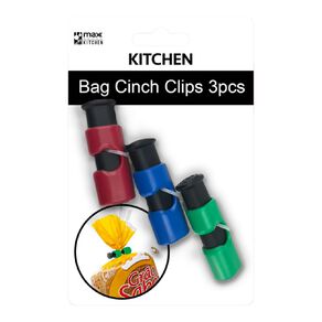 Maxcare Bread Bag Clinch Clips 3 Pack