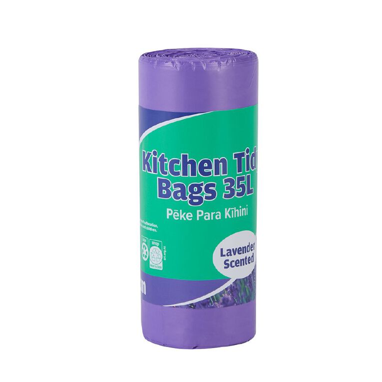 Living & Co Lavender Scented Kitchen Tidy Bag 35L 25 Pack, , hi-res