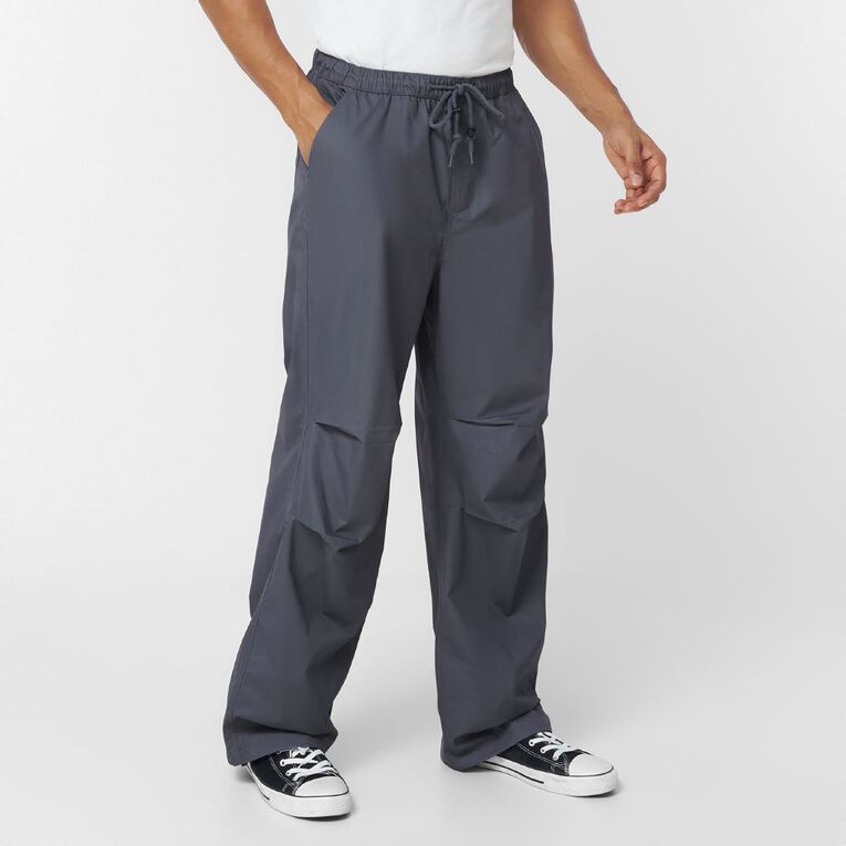 Garage Men's Wide Leg Cargo Pants, Grey Dark, hi-res