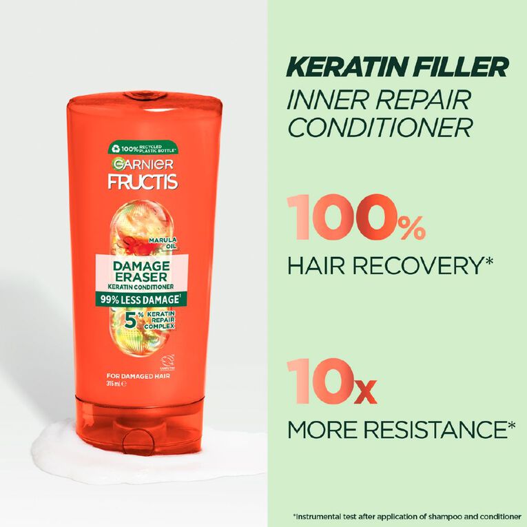 Garnier Fructis Damage Eraser Conditioner 315ml, , hi-res