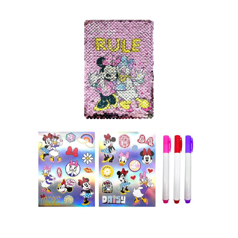 Mickey Mouse Sequin Activity Notebook With Markers, , hi-res