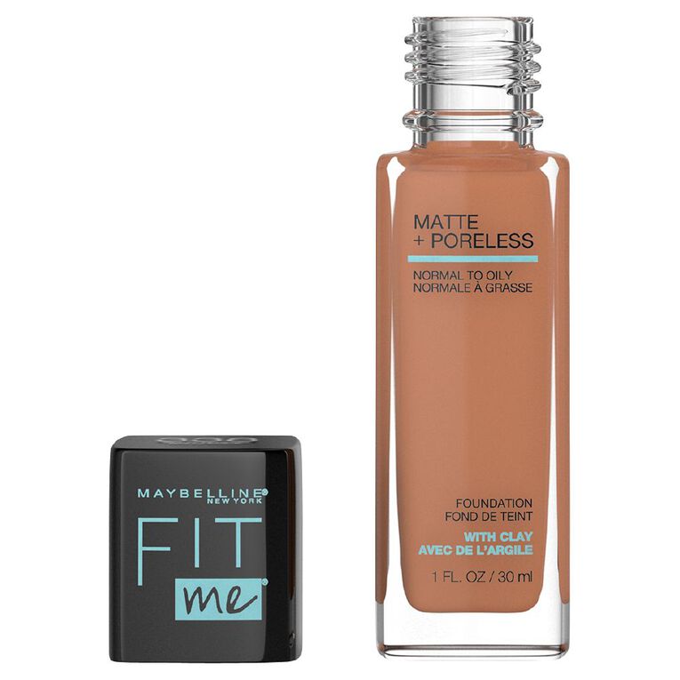 Maybelline Fit Me Foundation Matte+Pore 338 Spicy Brown, , hi-res
