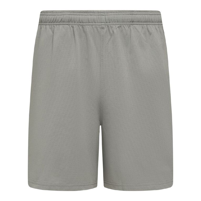Active Intent Men's Stretch Active Shorts, Grey Mid, hi-res