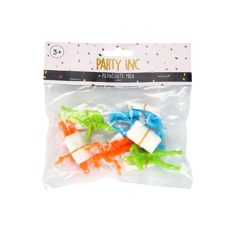 Party Inc Parachute Man 6 Pack, , hi-res