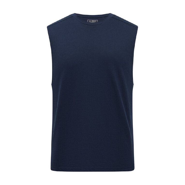 Active Intent Men's Muscle Tank, Blue Dark, hi-res