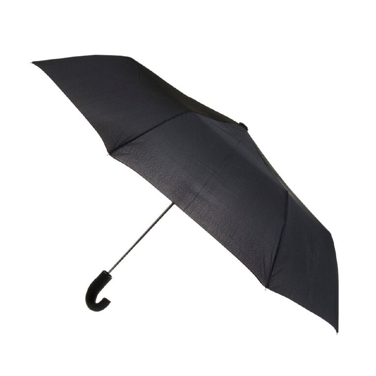 Rain Or Shine Adult's Umbrella Black, , hi-res