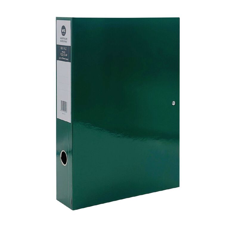 WS Pressboard File Box FS Green, , hi-res