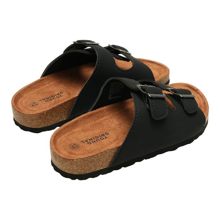 Young Original Senior Kids' Raffy Sandals, Black, hi-res