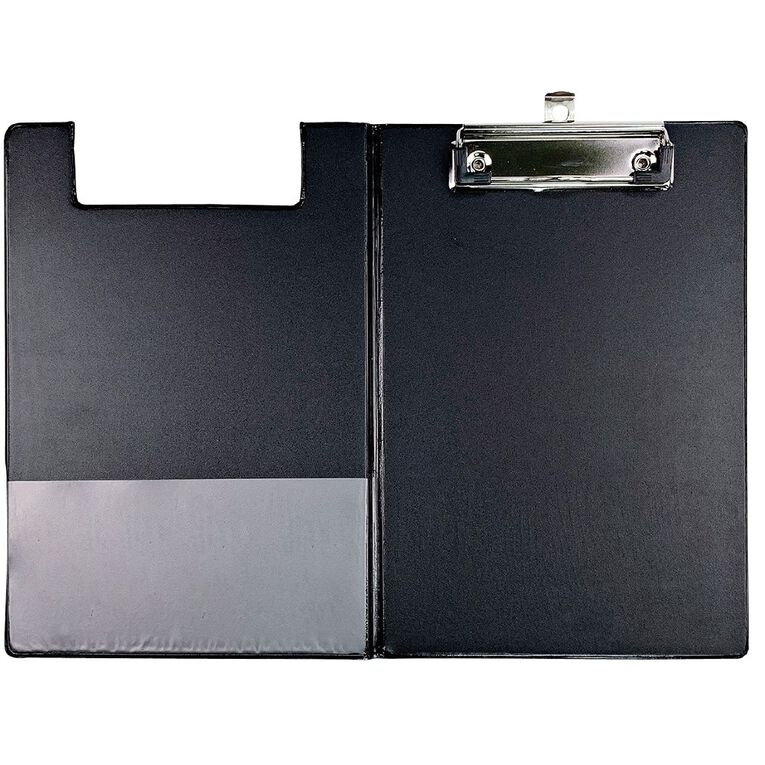 WS Clipboard Double PVC Black A5, , hi-res