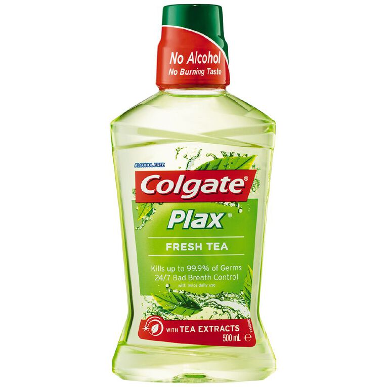 Colgate Plax Mouthwash Fresh Tea 500ml The Warehouse