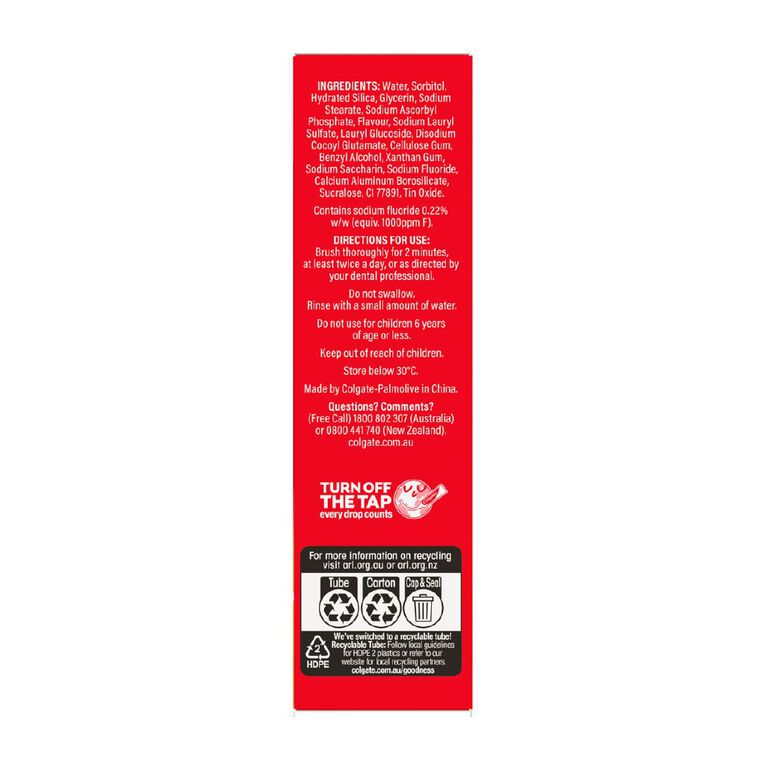 Colgate Optic White Vitamin C Toothpaste 100g, , hi-res