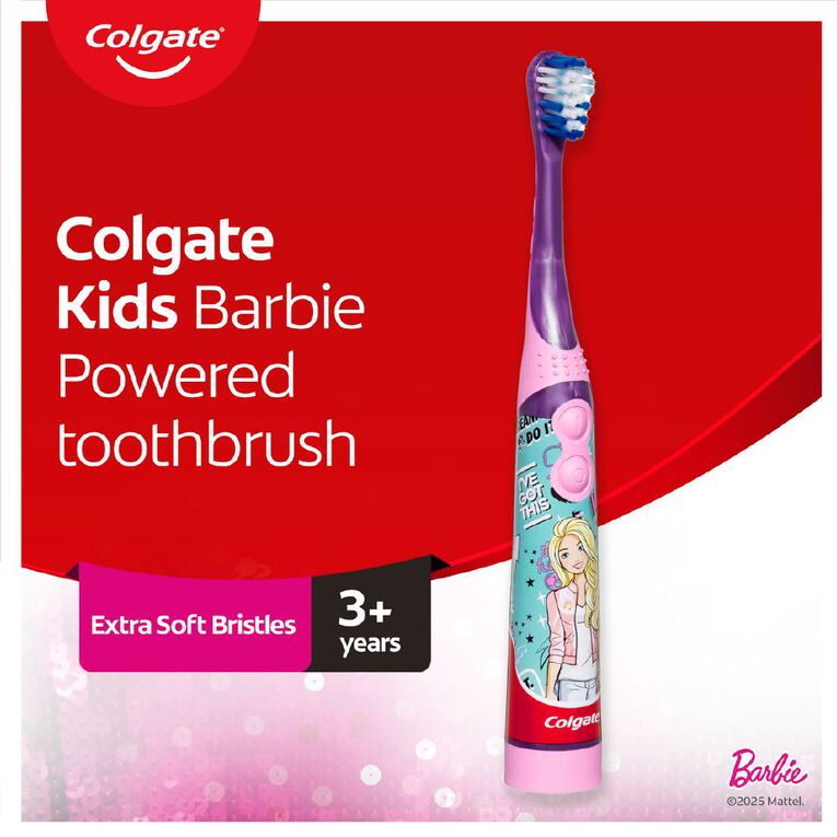 Colgate Barbie Kids' Sonic Power Toothbrush, , hi-res