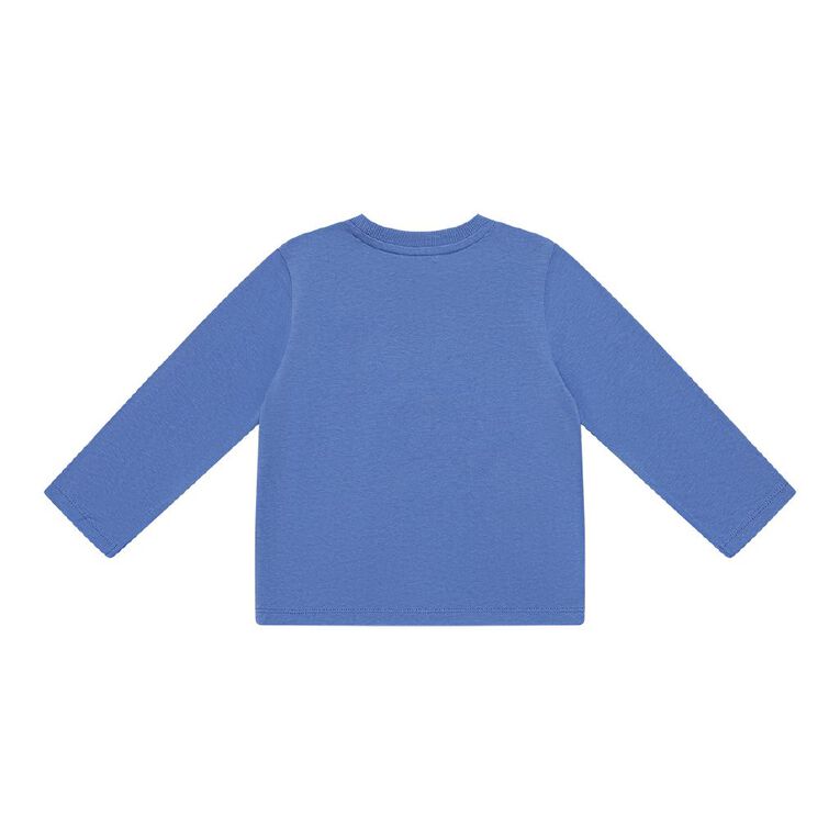 Young Original Toddler Long Sleeve Printed Tee, Blue Mid, hi-res