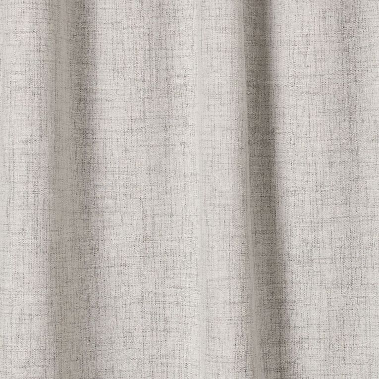 Living & Co Vienna Curtains Grey 230-330cm Wide/220cm Drop, Grey, hi-res