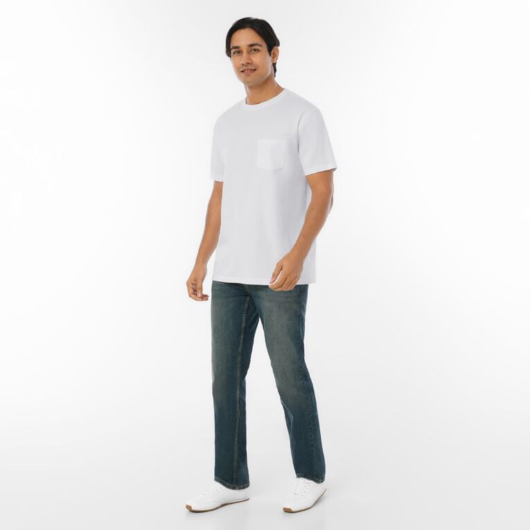 H&H Men's Regular Fit Pocket Tee, White, hi-res