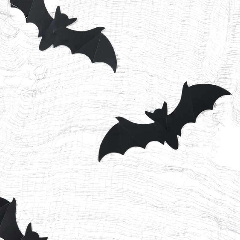 Scarehouse Halloween Bat Gauze Decoration, , hi-res