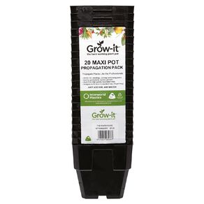 IP Plastics Maxi Pot 10cm x 8.5cm x 9cm 20 Pack