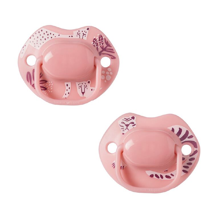 Tommee Tippee Closer to Nature Silicon Soother 0-6 Months 2 Pack, , hi-res